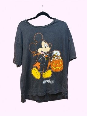 Disney Black T-Shirt with White Logo Print